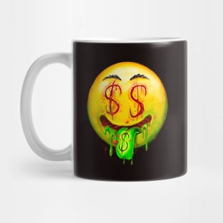 Money face emoticon Mug